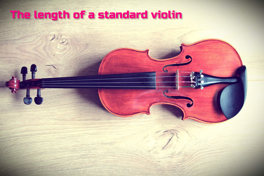 length of standard violin