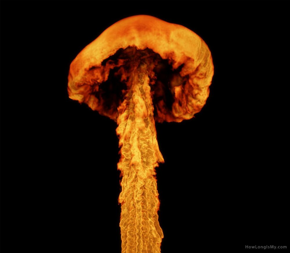 nuclear explosion mushroom