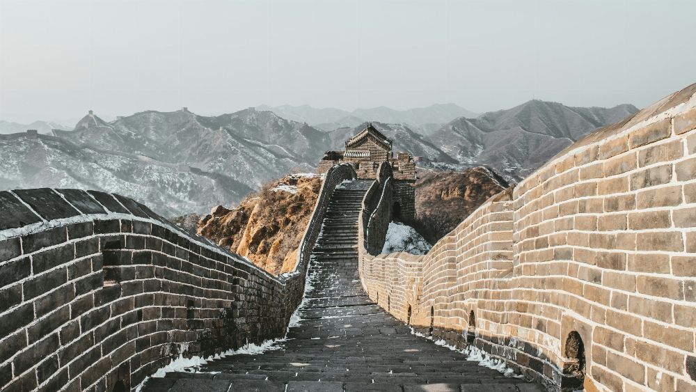 great wall of China onboard